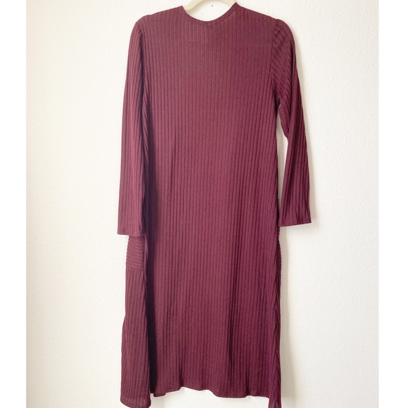 Maroon Long Duster - Picture 3 of 3